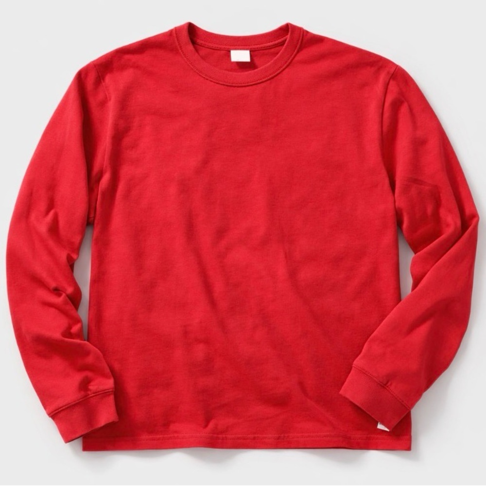 Zara Vibrant Red Long Sleeve Tee